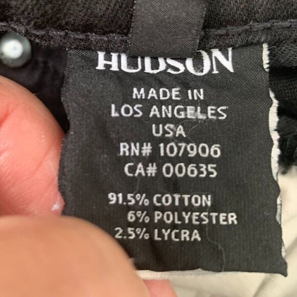 Hudson Jeans 'Leeloo' Colorblock Crop Skinny Jeans Size 29 - Picture 5 of 9